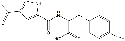 2-{[(4-acetyl-1H-pyrrol-2-yl)carbonyl]amino}-3-(4-hydroxyphenyl)propanoic acid