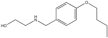 2-{[(4-butoxyphenyl)methyl]amino}ethan-1-ol Structure