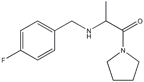 2-{[(4-fluorophenyl)methyl]amino}-1-(pyrrolidin-1-yl)propan-1-one|