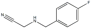 2-{[(4-fluorophenyl)methyl]amino}acetonitrile Structure