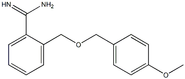 2-{[(4-methoxyphenyl)methoxy]methyl}benzene-1-carboximidamide