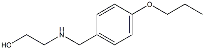 2-{[(4-propoxyphenyl)methyl]amino}ethan-1-ol Structure