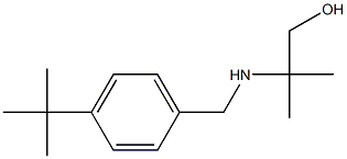 2-{[(4-tert-butylphenyl)methyl]amino}-2-methylpropan-1-ol,,结构式