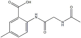 2-{[(acetylamino)acetyl]amino}-5-methylbenzoic acid