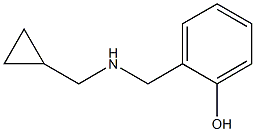 2-{[(cyclopropylmethyl)amino]methyl}phenol Structure