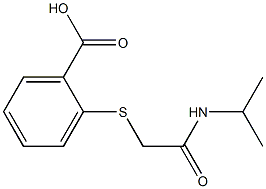 2-{[(propan-2-ylcarbamoyl)methyl]sulfanyl}benzoic acid