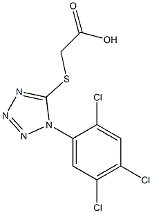  2-{[1-(2,4,5-trichlorophenyl)-1H-1,2,3,4-tetrazol-5-yl]sulfanyl}acetic acid