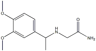 2-{[1-(3,4-dimethoxyphenyl)ethyl]amino}acetamide