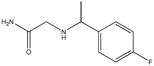 2-{[1-(4-fluorophenyl)ethyl]amino}acetamide,,结构式