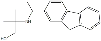 2-{[1-(9H-fluoren-2-yl)ethyl]amino}-2-methylpropan-1-ol,,结构式