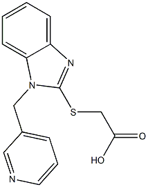 2-{[1-(pyridin-3-ylmethyl)-1H-1,3-benzodiazol-2-yl]sulfanyl}acetic acid