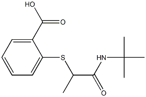 2-{[1-(tert-butylcarbamoyl)ethyl]sulfanyl}benzoic acid