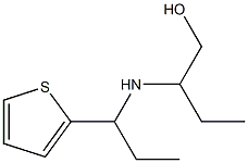 2-{[1-(thiophen-2-yl)propyl]amino}butan-1-ol,,结构式