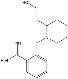 2-{[2-(2-hydroxyethyl)piperidin-1-yl]methyl}benzenecarboximidamide