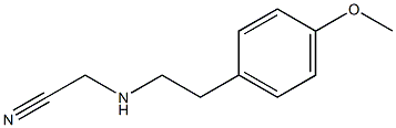 2-{[2-(4-methoxyphenyl)ethyl]amino}acetonitrile|