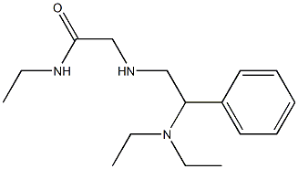 2-{[2-(diethylamino)-2-phenylethyl]amino}-N-ethylacetamide Structure