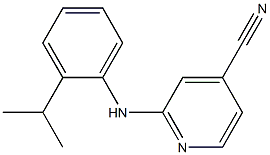 2-{[2-(propan-2-yl)phenyl]amino}pyridine-4-carbonitrile