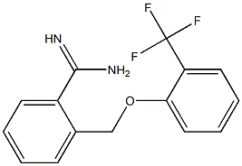 2-{[2-(trifluoromethyl)phenoxy]methyl}benzenecarboximidamide