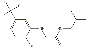  2-{[2-chloro-5-(trifluoromethyl)phenyl]amino}-N-(2-methylpropyl)acetamide