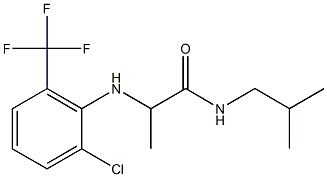  2-{[2-chloro-6-(trifluoromethyl)phenyl]amino}-N-(2-methylpropyl)propanamide