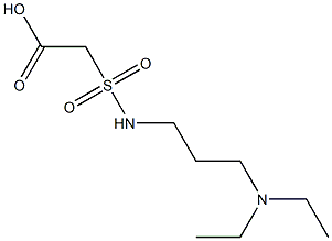 2-{[3-(diethylamino)propyl]sulfamoyl}acetic acid