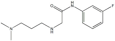 2-{[3-(dimethylamino)propyl]amino}-N-(3-fluorophenyl)acetamide 结构式