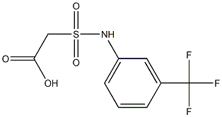 2-{[3-(trifluoromethyl)phenyl]sulfamoyl}acetic acid