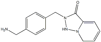 2-{[4-(aminomethyl)phenyl]methyl}-2H,3H-[1,2,4]triazolo[3,4-a]pyridin-3-one Structure