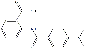 2-{[4-(dimethylamino)benzene]amido}benzoic acid,,结构式