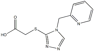 2-{[4-(pyridin-2-ylmethyl)-4H-1,2,4-triazol-3-yl]sulfanyl}acetic acid