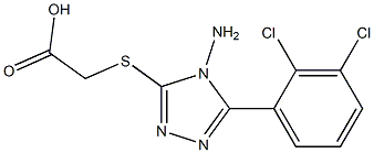 2-{[4-amino-5-(2,3-dichlorophenyl)-4H-1,2,4-triazol-3-yl]sulfanyl}acetic acid