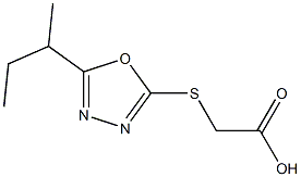 2-{[5-(butan-2-yl)-1,3,4-oxadiazol-2-yl]sulfanyl}acetic acid