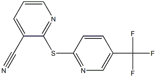  2-{[5-(trifluoromethyl)pyridin-2-yl]sulfanyl}pyridine-3-carbonitrile