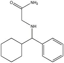 2-{[cyclohexyl(phenyl)methyl]amino}acetamide|