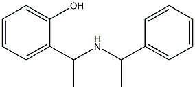 2-{1-[(1-phenylethyl)amino]ethyl}phenol Structure