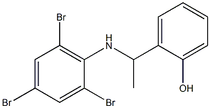 2-{1-[(2,4,6-tribromophenyl)amino]ethyl}phenol Structure