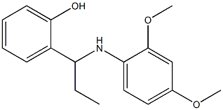 2-{1-[(2,4-dimethoxyphenyl)amino]propyl}phenol