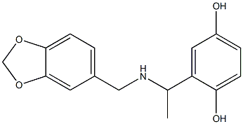 2-{1-[(2H-1,3-benzodioxol-5-ylmethyl)amino]ethyl}benzene-1,4-diol