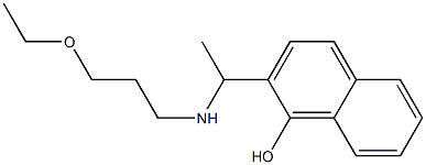 2-{1-[(3-ethoxypropyl)amino]ethyl}naphthalen-1-ol|