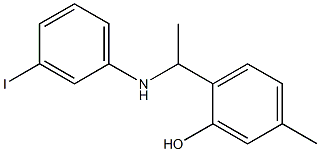 2-{1-[(3-iodophenyl)amino]ethyl}-5-methylphenol|