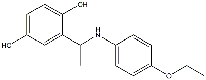  2-{1-[(4-ethoxyphenyl)amino]ethyl}benzene-1,4-diol