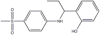 2-{1-[(4-methanesulfonylphenyl)amino]propyl}phenol