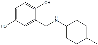 2-{1-[(4-methylcyclohexyl)amino]ethyl}benzene-1,4-diol