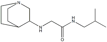 2-{1-azabicyclo[2.2.2]octan-3-ylamino}-N-(2-methylpropyl)acetamide