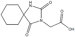 2-{2,4-dioxo-1,3-diazaspiro[4.5]decan-3-yl}acetic acid Structure