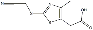 2-{2-[(cyanomethyl)sulfanyl]-4-methyl-1,3-thiazol-5-yl}acetic acid