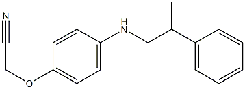 2-{4-[(2-phenylpropyl)amino]phenoxy}acetonitrile|