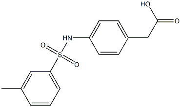  2-{4-[(3-methylbenzene)sulfonamido]phenyl}acetic acid