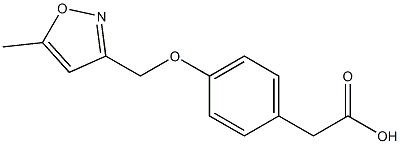 2-{4-[(5-methyl-1,2-oxazol-3-yl)methoxy]phenyl}acetic acid