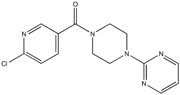 2-{4-[(6-chloropyridin-3-yl)carbonyl]piperazin-1-yl}pyrimidine|